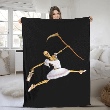 Discover The extraordinary hobby of the Grim Reaper Fleece Blankets