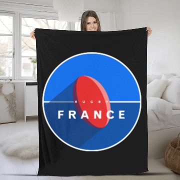 Discover RUGBY FRANCE Fleece Blankets