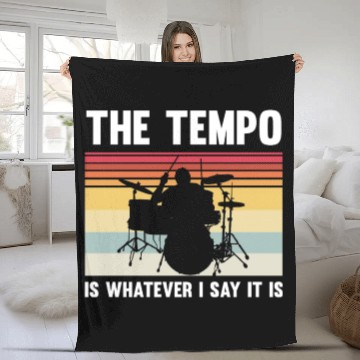 Discover Novelty Drums Drum Loud Music Sounds Bassist Fleece Blankets