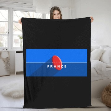 Discover RUGBY FRANCE Fleece Blankets