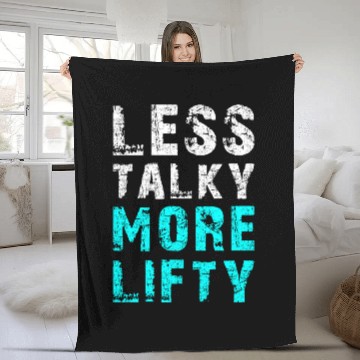 Discover Cool Gym Clothing Retro Bodybuilding Fleece Blankets