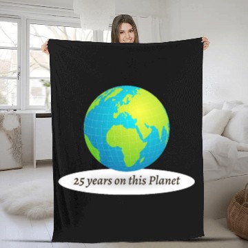 Discover 25 years on this Planet Earth Fleece Blankets