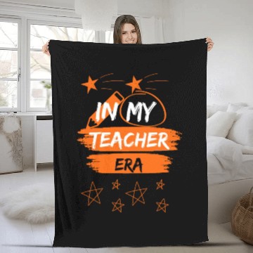 Discover In My Teacher Era First Day Of School Fleece Blankets