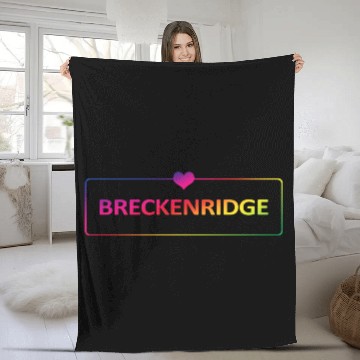 Discover Breckenridge Colorado Usa Fleece Blankets