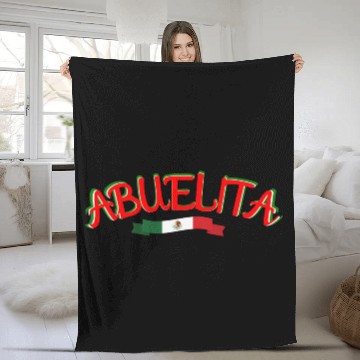 Discover Viva Abuelita! Viva Mexico! Fleece Blankets