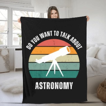Discover Astronomy Lover Space Lover Fleece Blankets