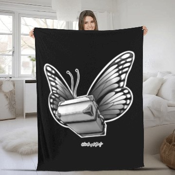 Discover Monarch Travel Bug - Travel Bug Series Fleece Blankets
