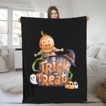 Discover Trick or treat Fleece Blankets