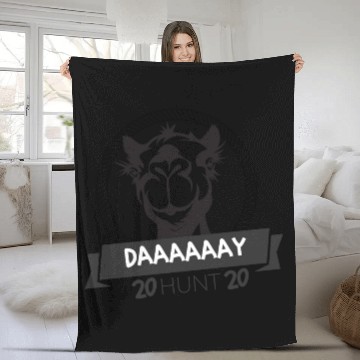 Discover Camel Hunt Hump Day Hunter Hunting Buck Dey Fleece Blankets