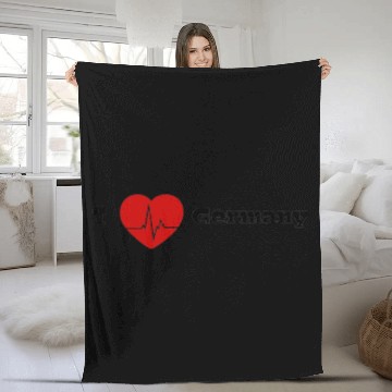 Discover I LOVE Germany Fleece Blankets