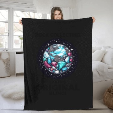 Discover Rock Collecting: Earth's Original Bling! Geology Fleece Blankets