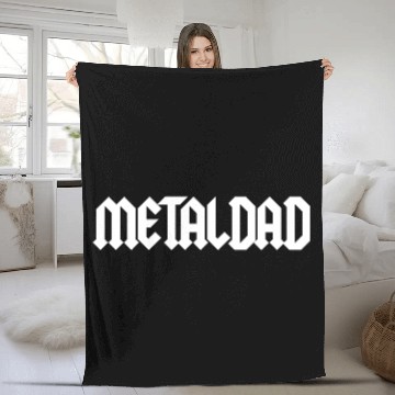 Discover Metal Dad Fleece Blankets