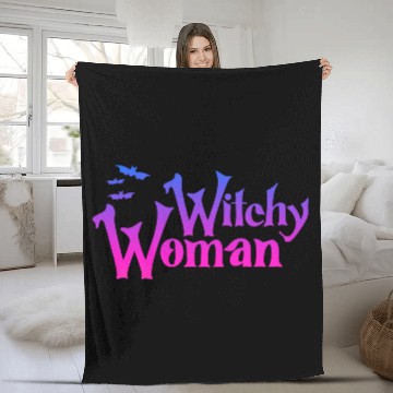 Discover Witchy Woman Fleece Blankets