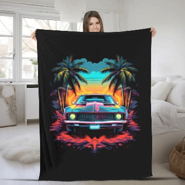 Discover Exotic Camaro Z28 Fleece Blankets