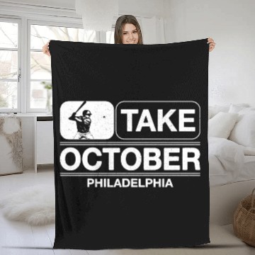 Discover Take October Philly Philadelphia Fleece Blankets