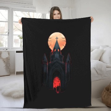 Discover Midnight Citadel Fleece Blankets
