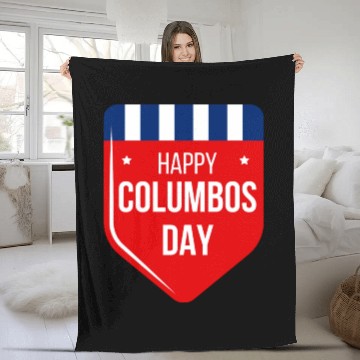Discover Columbus Day Celebration:Explore, Discover Fleece Blankets