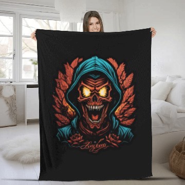 Discover Horror Fleece Blankets