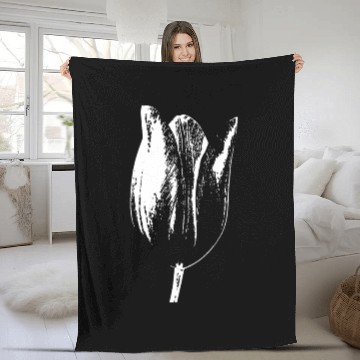 Discover Tulip Gardening Single Fleece Blankets