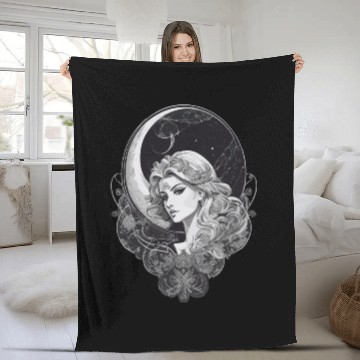 Discover Virgo Tarot Spirituality - Precise Wisdom Fleece Blankets