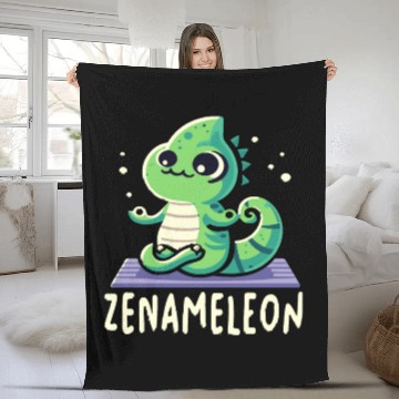 Discover Chameleon Lover Fleece Blankets