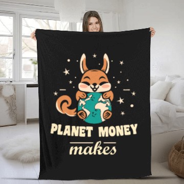 Discover Planet money makes Fleece Blankets