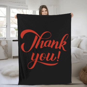 Discover Thank You For Leaving Me Alone Graphic Design For Fleece Blankets