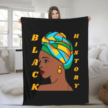 Discover BLACK HISTORY Fleece Blankets