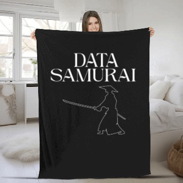 Discover Data Science Analyst Data Scientist Data SAMURAI Fleece Blankets