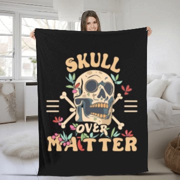 Discover Totenkopf Skull Skulls Totenschädel Spruch Fleece Blankets