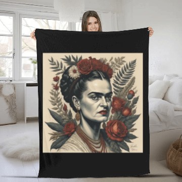 Discover frida khalos Mug,Frida Khalo flower mug Fleece Blankets