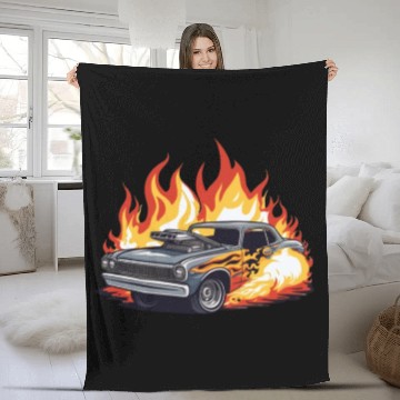 Discover Demo Derby Demolition Derby Demolition Derby Lover Fleece Blankets