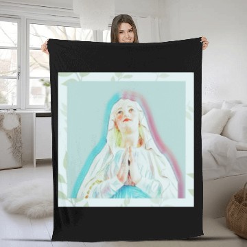 Discover Virgin Mary Praying Fleece Blankets