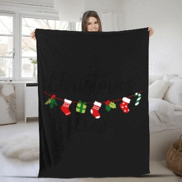 Discover Christmas Crew Fleece Blankets