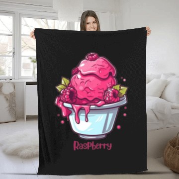 Discover Raspberry Fleece Blankets
