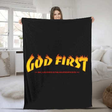 Discover God first Fleece Blankets