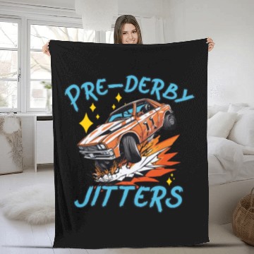 Discover Demo Derby Demolition Derby Demolition Derby Lover Fleece Blankets
