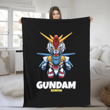 Discover Gundam Bandai world fantastic Fleece Blankets