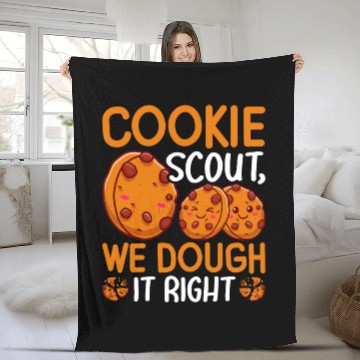 Discover Funny Cookie Dealer Fleece Blankets