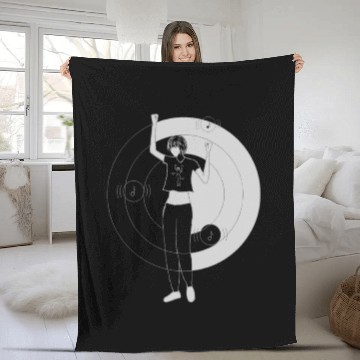 Discover Happy human Fleece Blankets