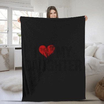Discover I love my daughter Fleece Blankets