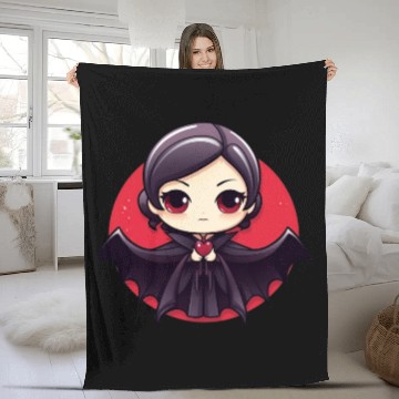 Discover Vampire in love Halloween Fleece Blankets