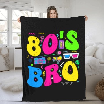 Discover This Is My 80s Bro, 80's 90's Party Fleece Blankets