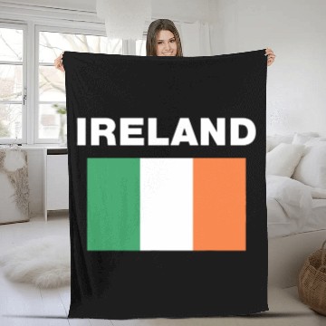 Discover Ireland Irish Flag Heritage Fleece Blankets