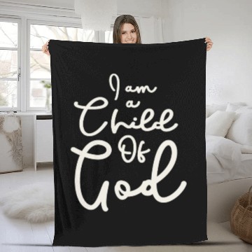 Discover Child Of God - Embrace Your Divine Identity Fleece Blankets