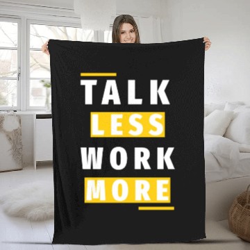 Discover Construction worker funny Fleece Blankets