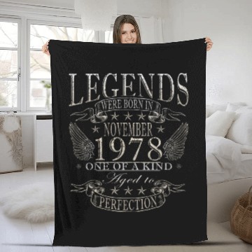 Discover november 1978 Anniversary november 1978 november Fleece Blankets