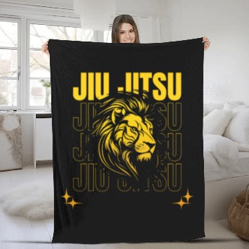 Discover Men's Jiu Jitsu BJJ Student MMA Fan Fleece Blankets