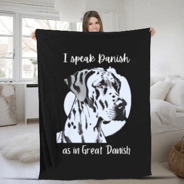 Discover Great Dane Love Fleece Blankets