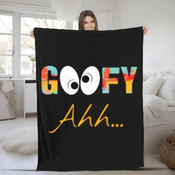 Discover Funny GooFy Ahh Fleece Blankets